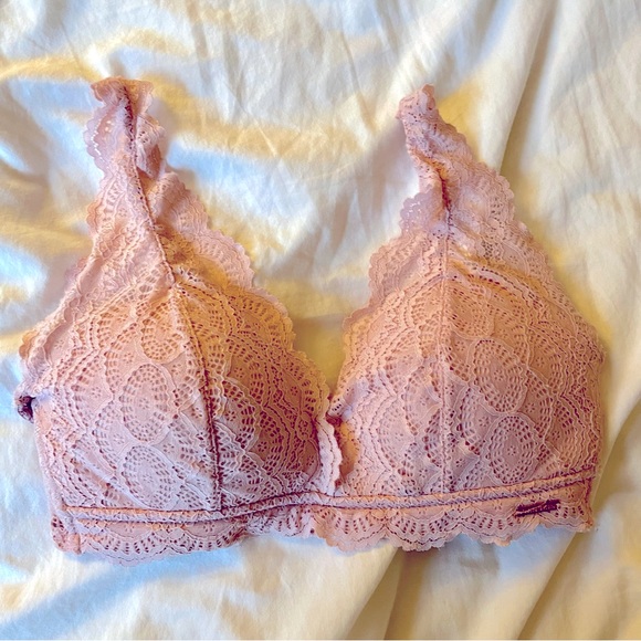 Lacy Pink Danskin Intimates Bra - Picture 1 of 4